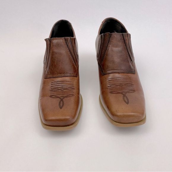 Durango Western Cowgirl Low Cut Ankle Boots Color Brown SZ 7 - Picture 2 of 11